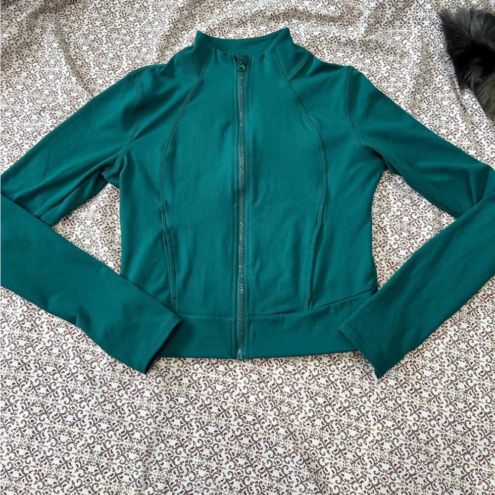 Activewear Green Zip Up Jacket